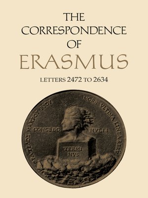 cover image of The Correspondence of Erasmus